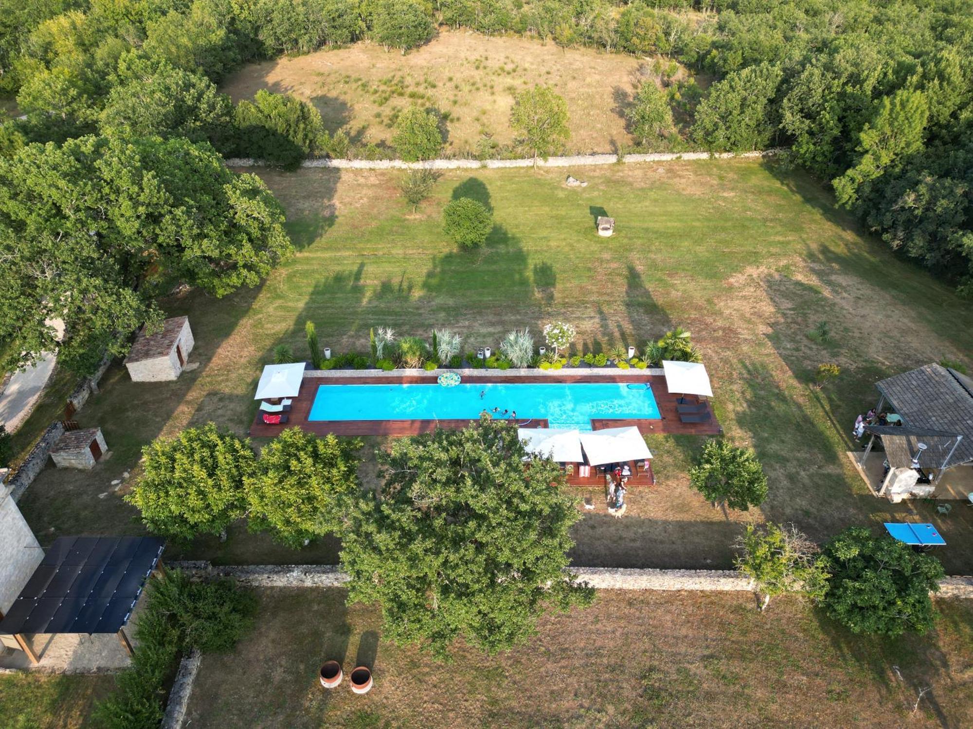 Domaine De Fangal, Pgeonnier 2P, Maison 8P - Piscine 25M - Gites Climatises Septfonds المظهر الخارجي الصورة